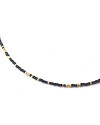 Ketting | Fine Miyuki | Zwart