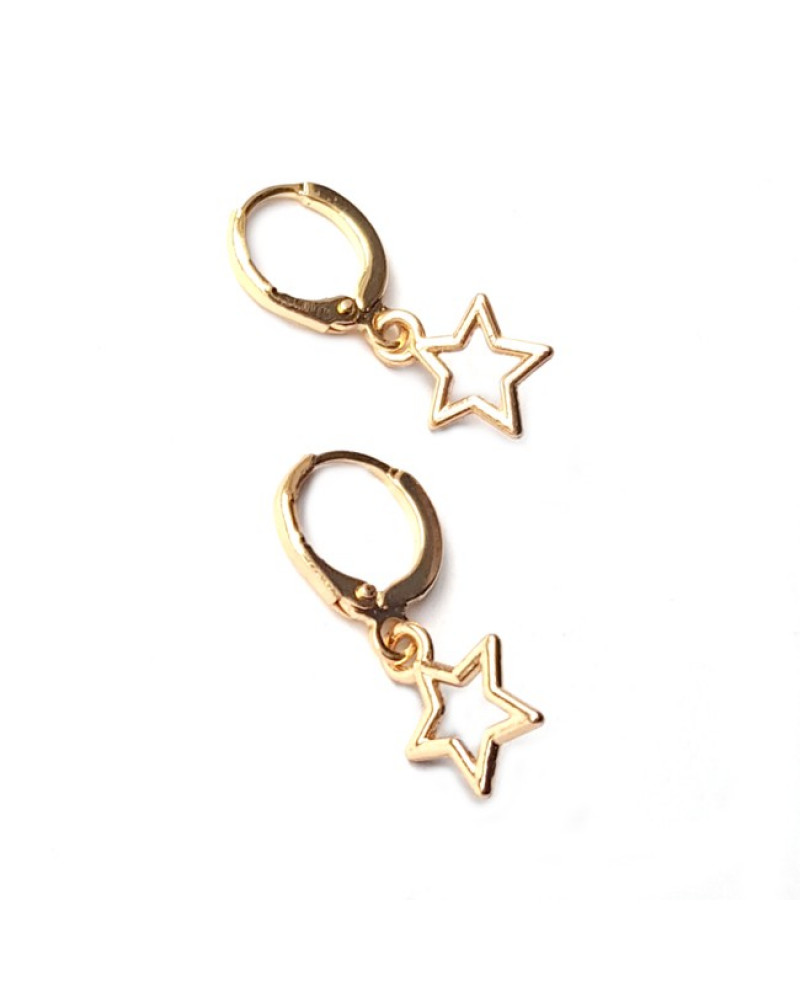 Oorringen | FINE | Golden Star Oorringen | FINE | Golden Star