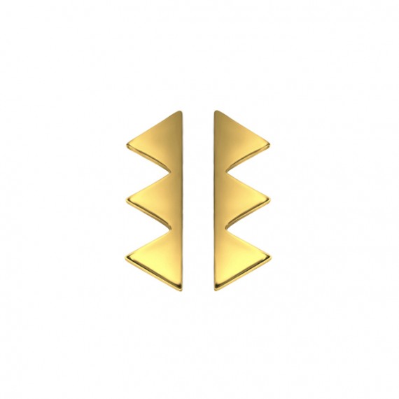 Oorknopjes | SELECT | RVS | Triangles goud