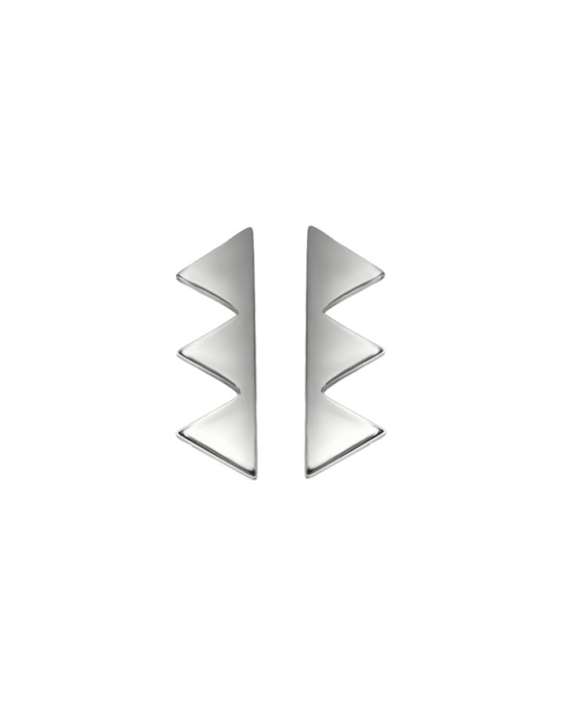 Oorknopjes | SELECT | RVS | Triangles zilver Oorknopjes | SELECT | RVS | Triangles zilver