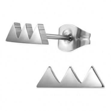 Oorknopjes | SELECT | RVS | Triangles zilver