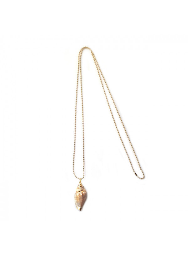 Ketting | Schelp | Beige