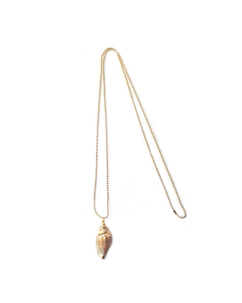 Ketting | Schelp | Beige