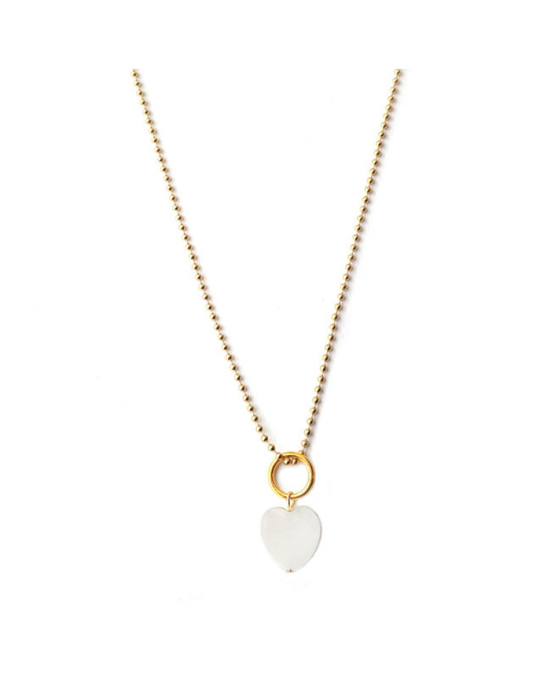 Ketting | Schelp | hart Ketting | Schelp | hart